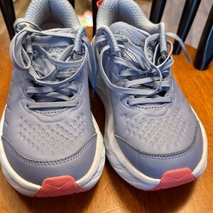 Hoka One One Blue and Pink Athletic Shoes